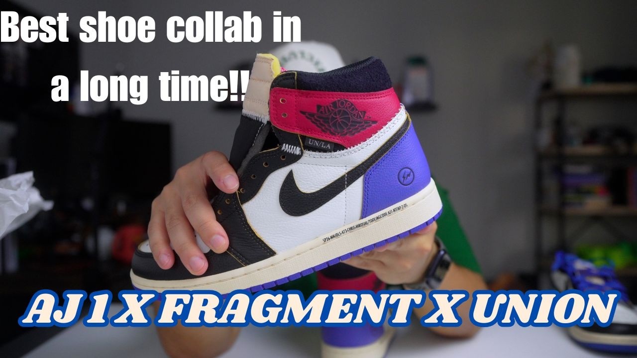 I had to get this crazy shoe collab! Air Jordan x Fragment x Union LA shoe review!