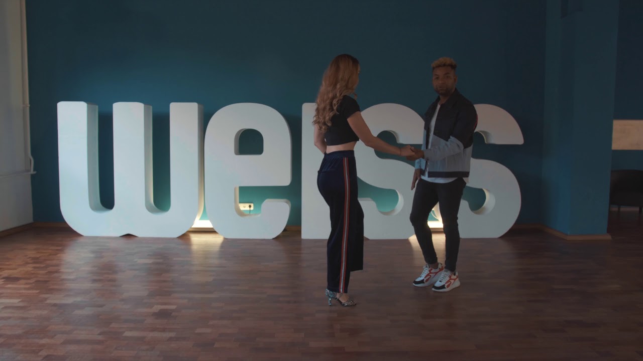 TANZSCHULE WEISS Salsa Herrendrehung links und Damensolo links
