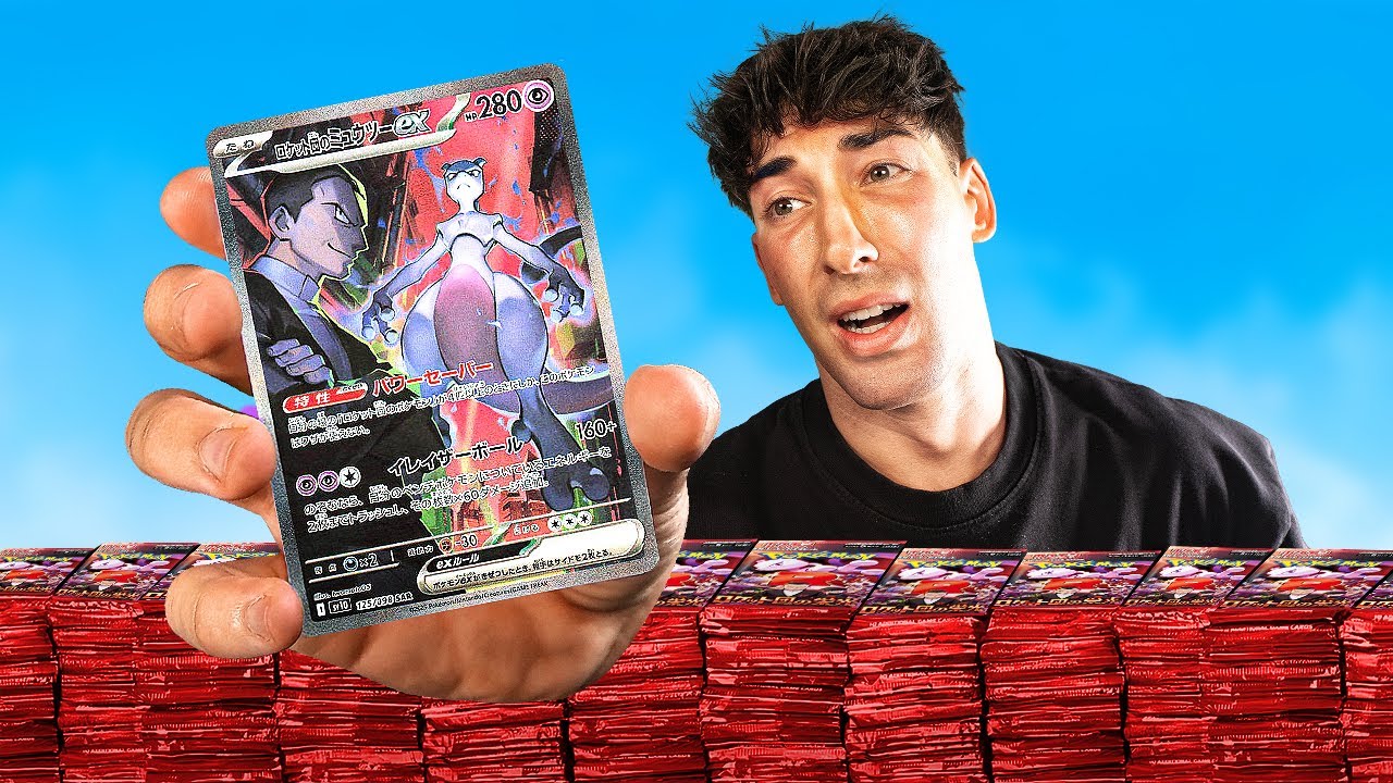 ABRÍ MÁS DE 100 SOBRES BUSCANDO EL MEWTWO