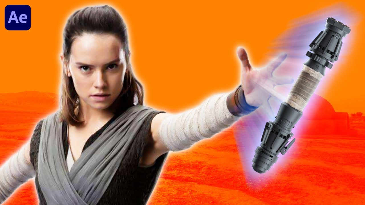 FORCE PULL a Lightsaber like Star Wars Jedi with VFX (After Effects)