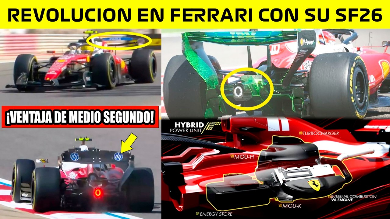 🔥REVOLUCION en FERRARI✅ El SF26 INICIA como el CANDIDATO?🚀 NOVEDADES AERODINAMICAS con GRAN VENTAJA