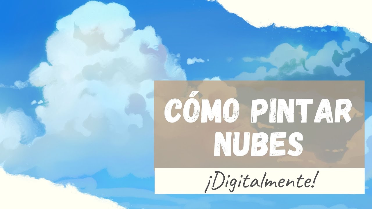 Cómo pintar nubes digitalmente  // Tutorial y comentario // Arte digital //