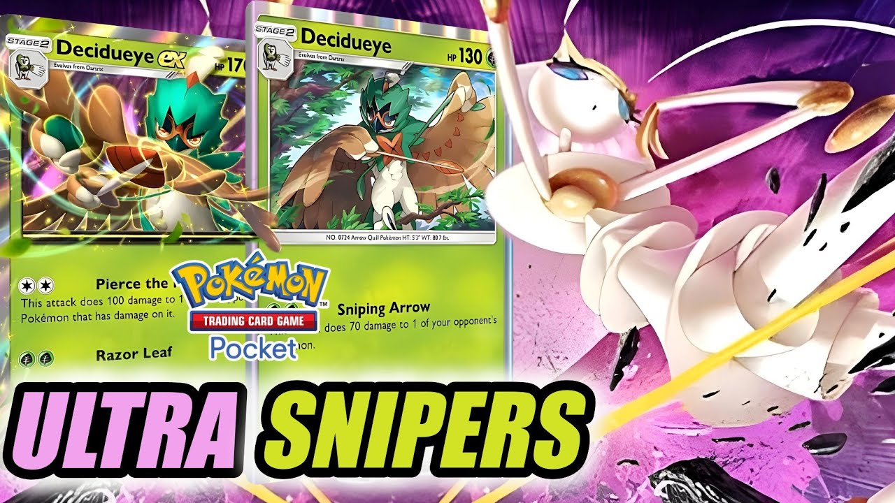 NEW DECIDUEYE PHEROMOSA Deck! 🏹 SNIPE ANY Pokémon in the Bench! [Pokémon TCG Pocket]