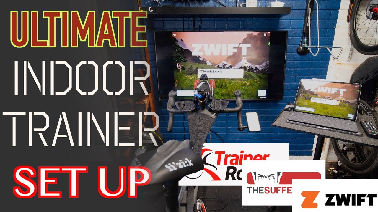Indoor ZWIFT set up - UPGRADED | Turbo Trainer ready for Zwift, Sufferfest & TrainerRoad Cycling