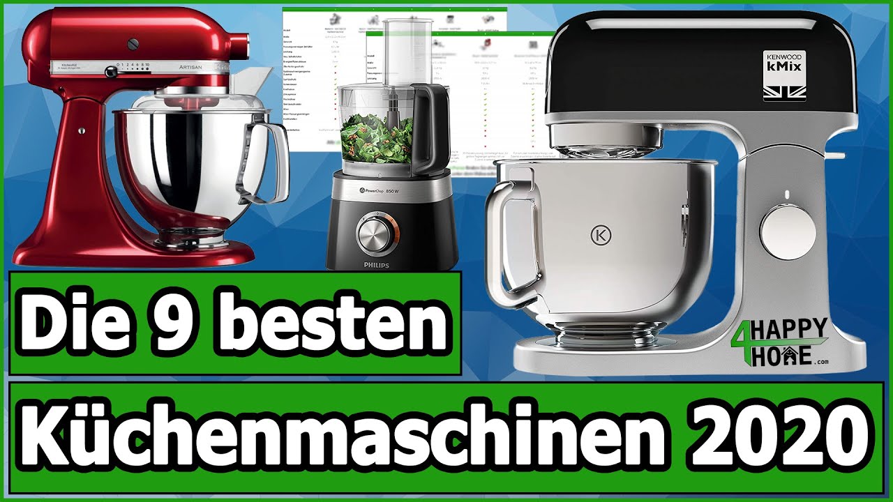 Küchenmaschine kaufen ➡️ Die 9 besten Küchenmaschinen im Vergleich [2 Preisklassen]