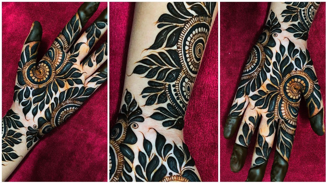 Eid special easy stylish mehndi design | simple mehndi design | mehndi ka design | arabic mehndi