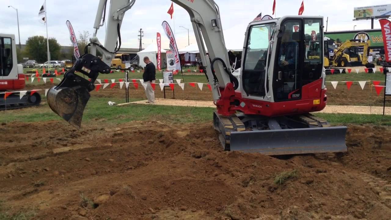 Demoing a Takeuchi TB260