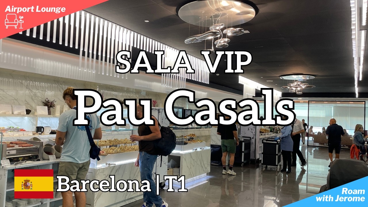 SALA VIP PAU CASALS BARCELONA 🇪🇸 | LOUNGE VISIT