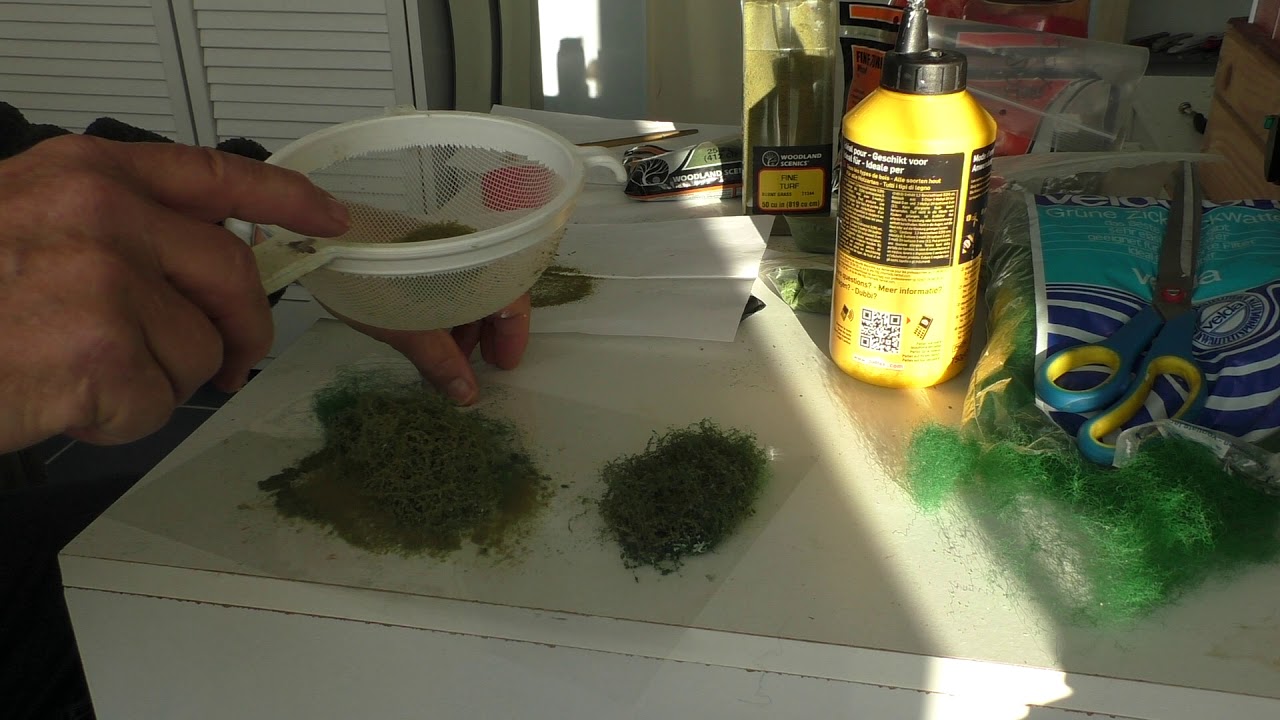 model scenery made easy3, eenvoudig struiken maken.