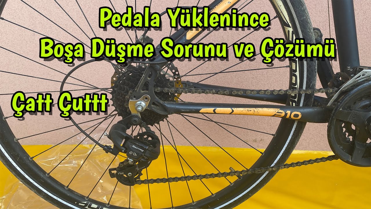 Bisiklette Pedala Yüklenince Boşa Düşme Sorunu ve Çat Çut Ses Gelmesi
