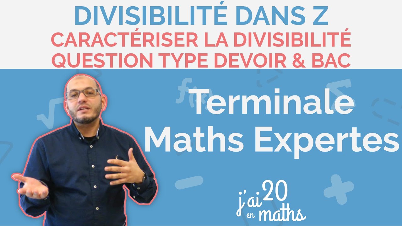 Caractériser la divisibilité - Question type devoir et BAC - Divisibilité dans Z - Maths Expertes