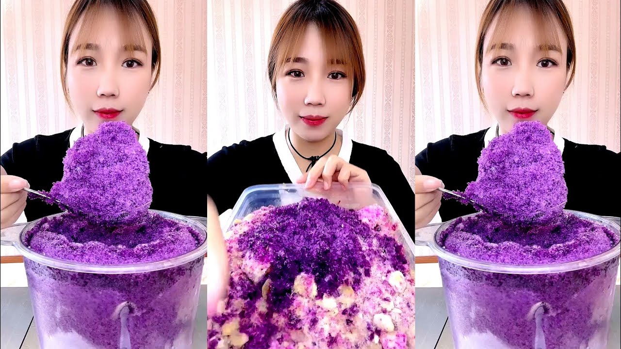 ASMR SHAVED ICE EATING QIAN
