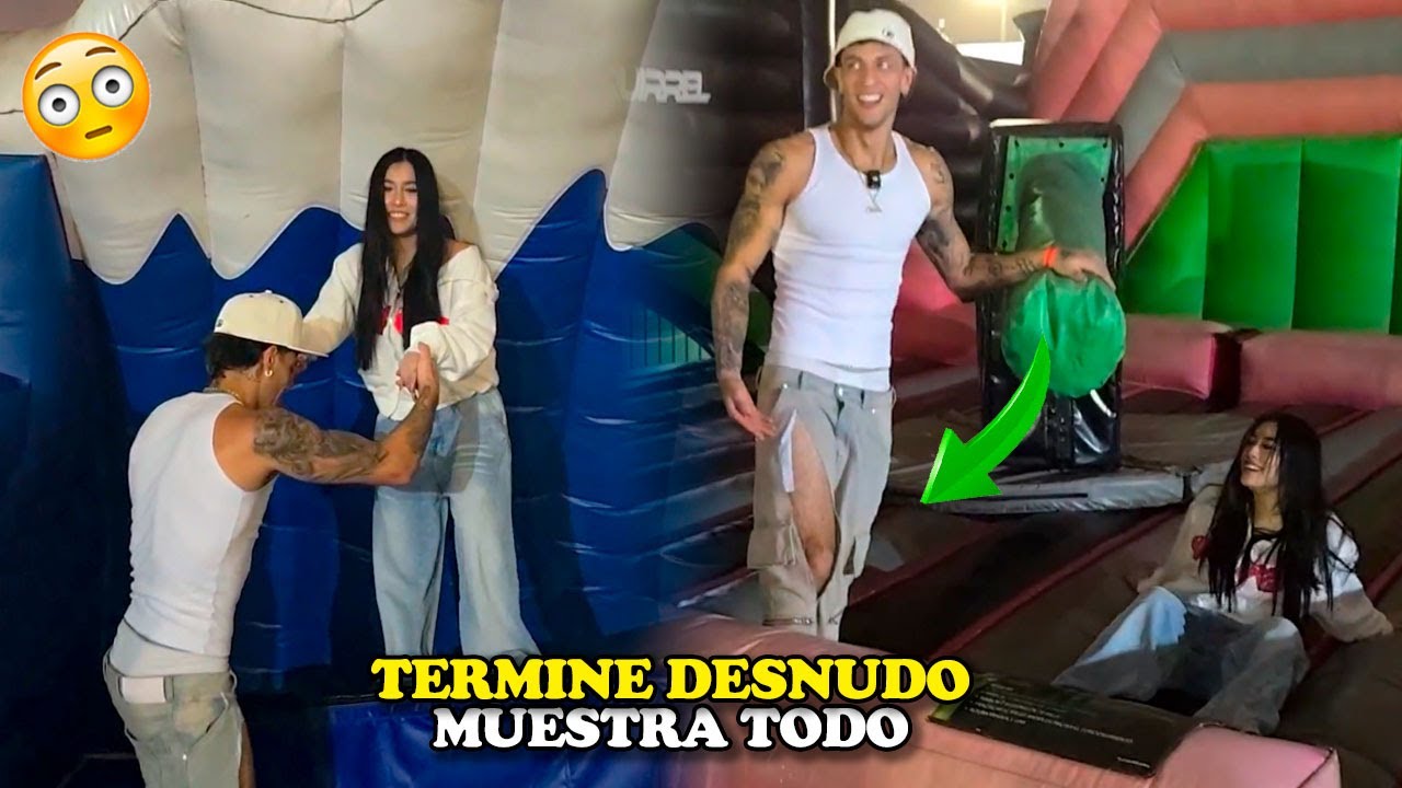 Milenka vs. Emilio: Caos total en los juegos inflables 👖💥