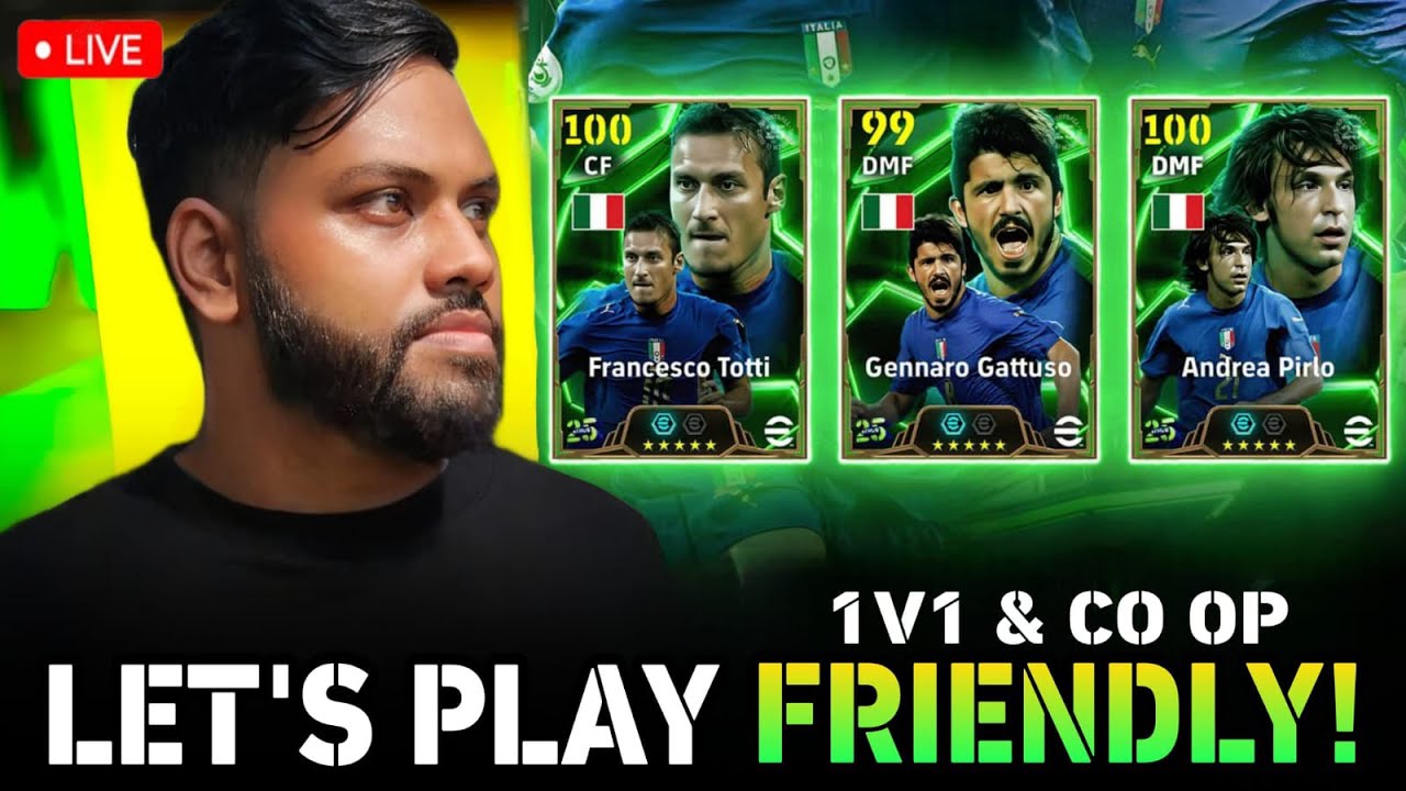 🔴 EFOOTBALL 25 LIVE - LET'S PLAY 1V1 & CO OP FRIENDLY 🔥 #eFootball #live
