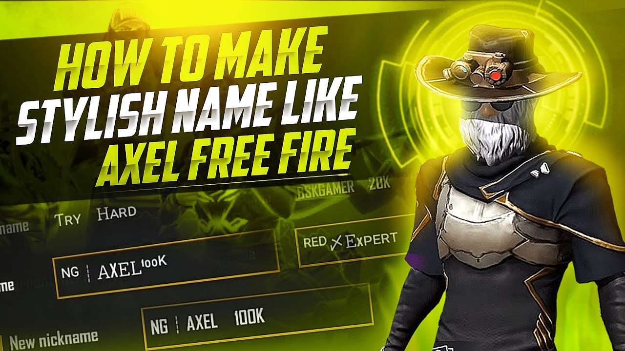 How To Make Stylish Name Like @Axel FreeFire || How To Give Space In Free Fire Name
