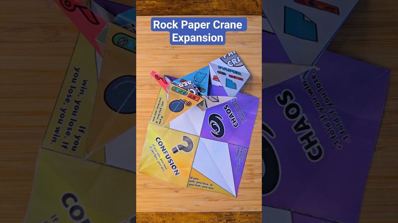 Expanding the FIRST EVER ORIGAMI CARD GAME