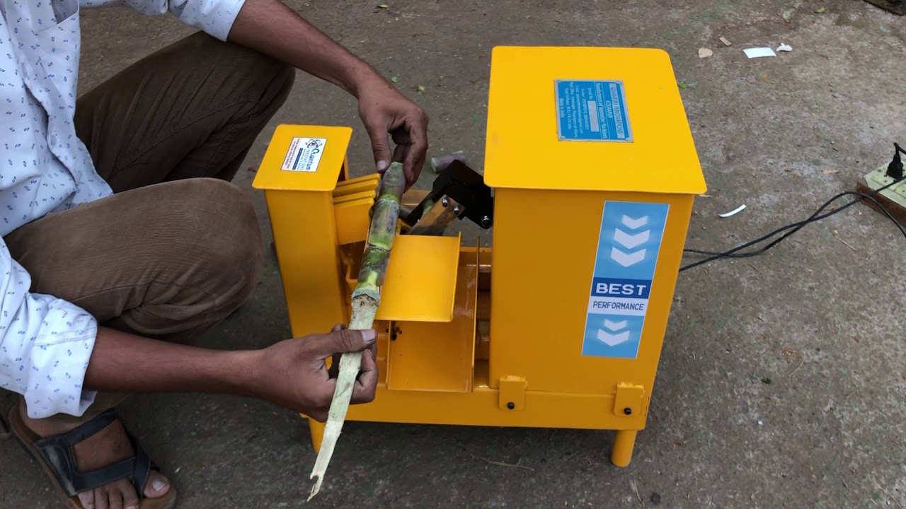 Sugarcane bud cutting machine  battery powered