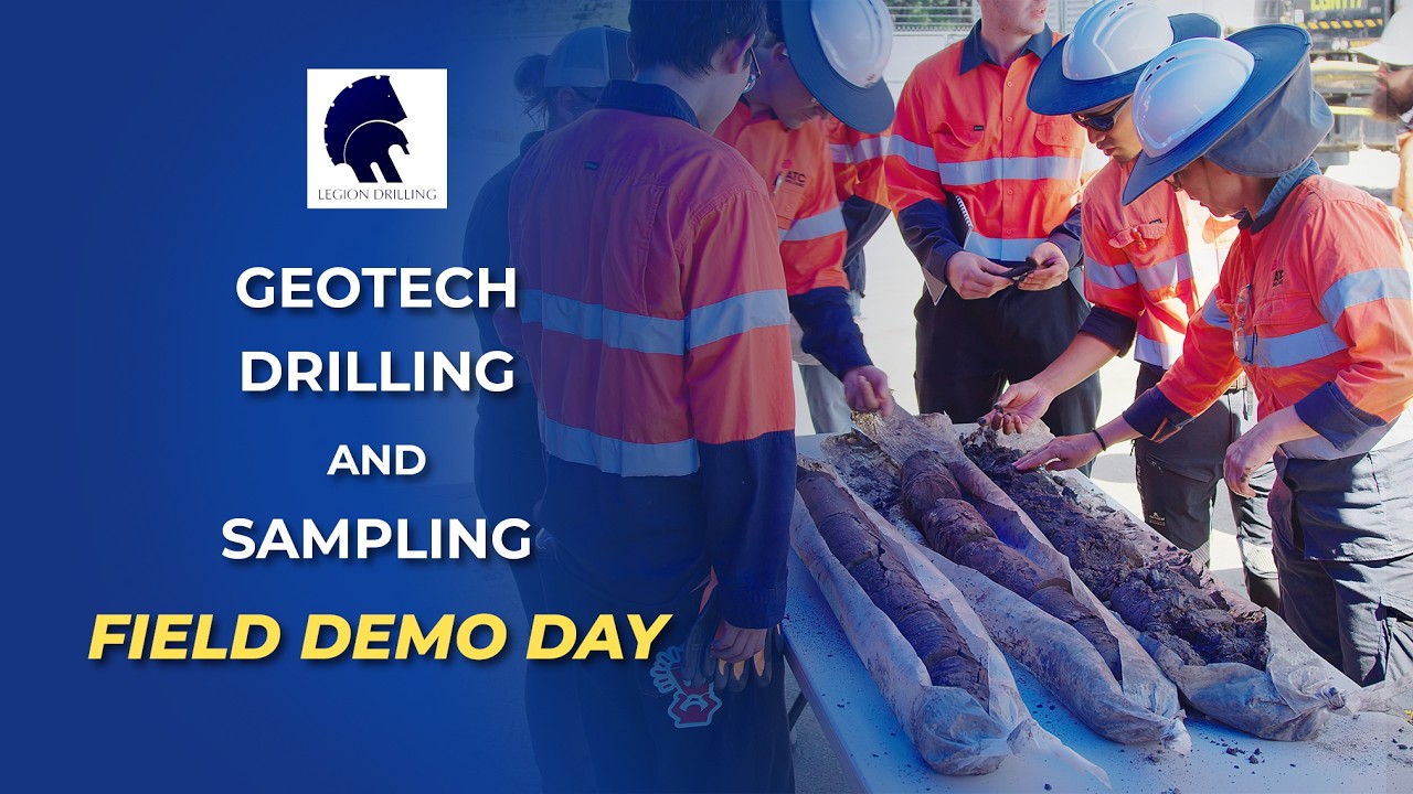 Geotechnical Drilling & Sampling  - Demo day at Legion Brisbane depot!