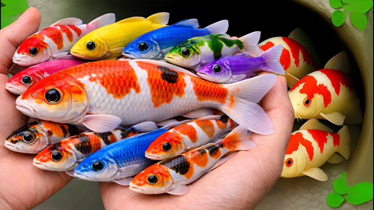 Catch Beautiful Freshwater Aquarium Fish in Flooded Fields: crayfish, catfish, gourami, turtle