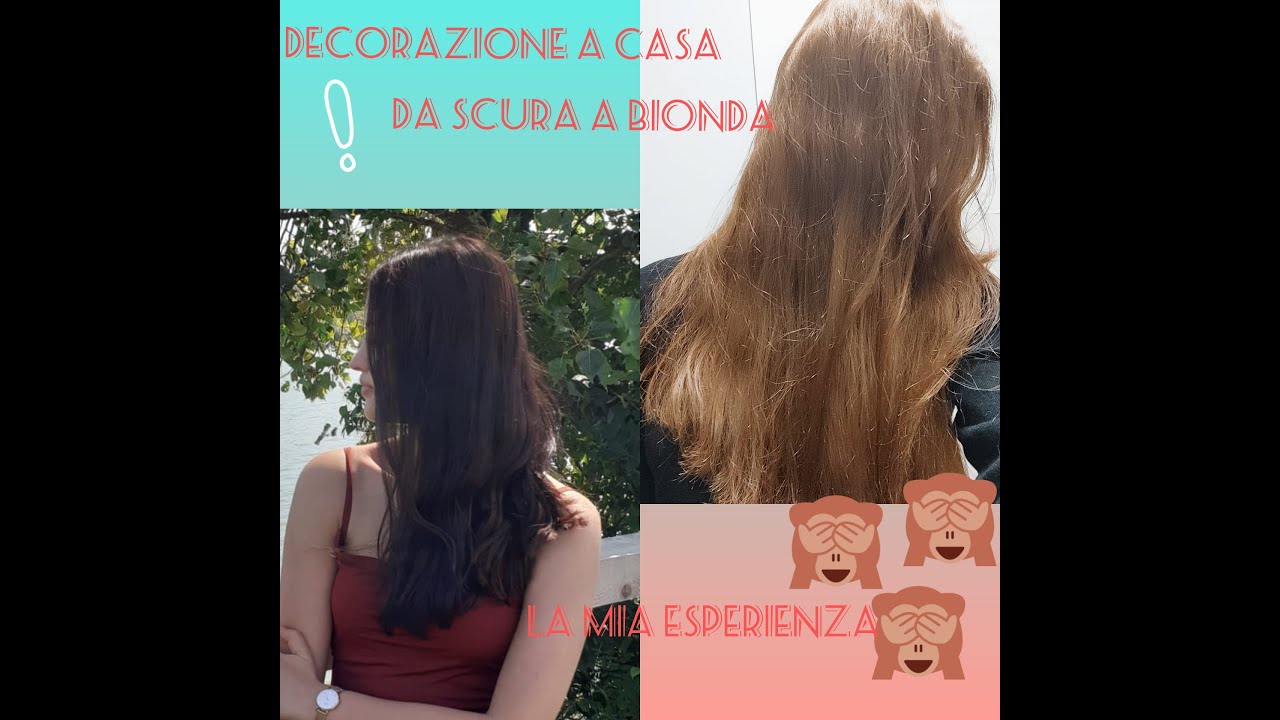 Decolorazione a casa (in quarantena): da scura a bionda con meno di 25$