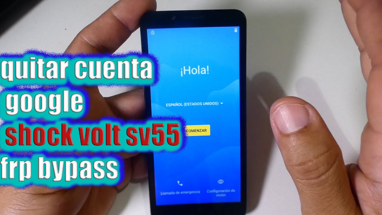 quitar cuenta google shock volt sv55 frp bypass