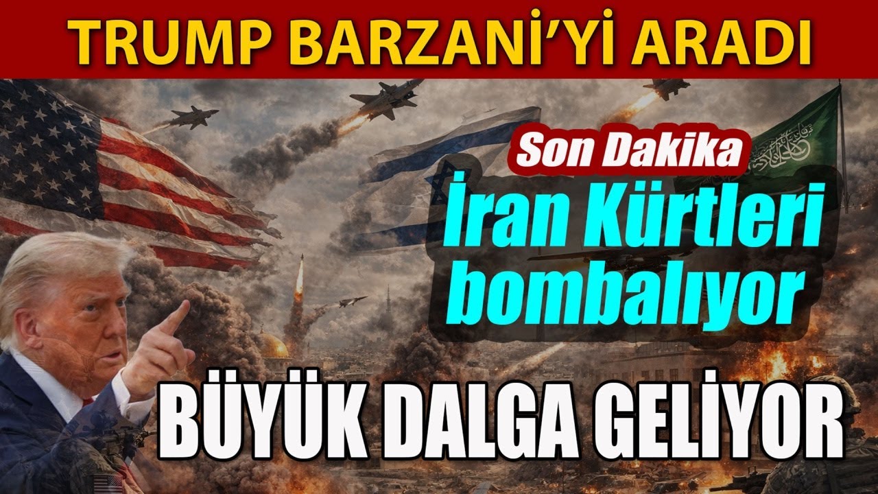 Savaş dördüncü gününde genişliyor, İran Kürt partilerini vurmaya bailadı, Trump Barzanı’yi aradı