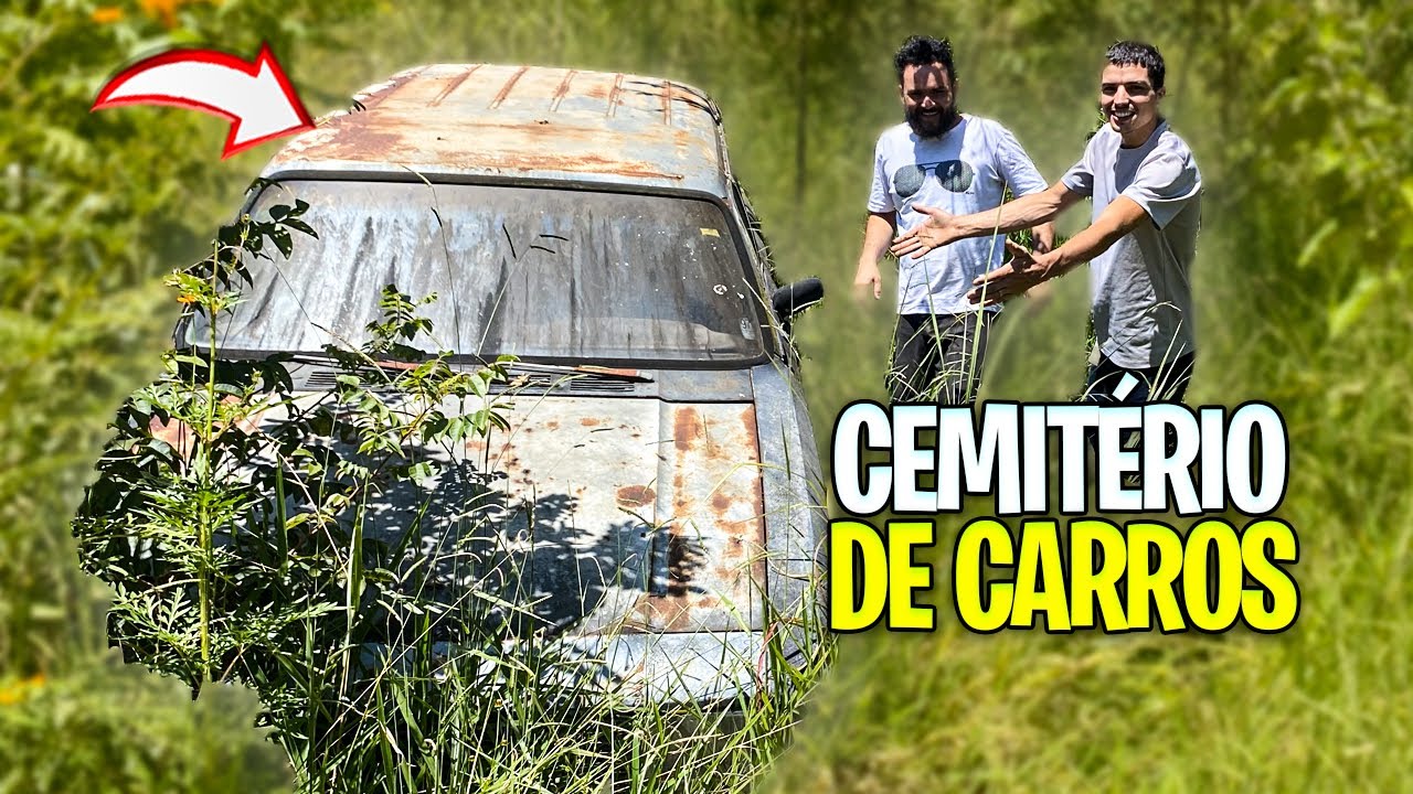 VISITANDO um CEMITÉRIO de CARROS ABANDONADOS ! Vamos escolher um !