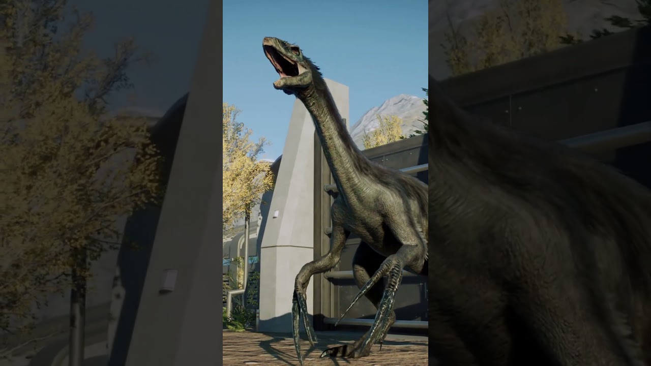 Spinosaure vs Therizinosaure. #jurassicworld #jurassicworldevolution2