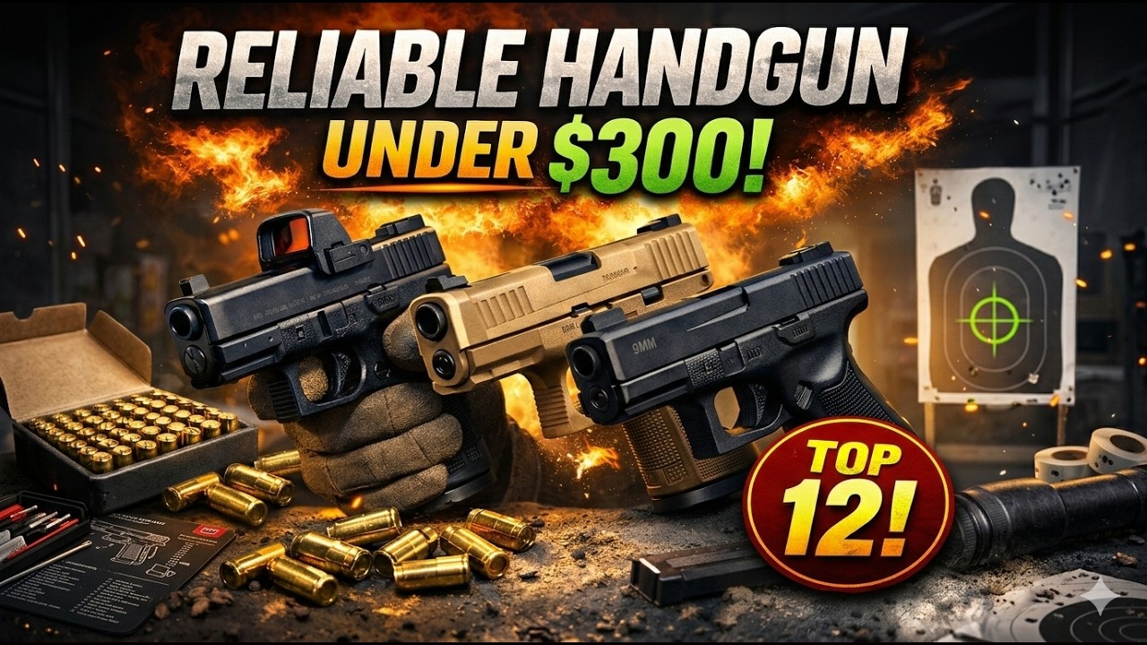 Reliable Handgun Under $300 – 12 Budget Pistols That Actually Perform in 2026!
