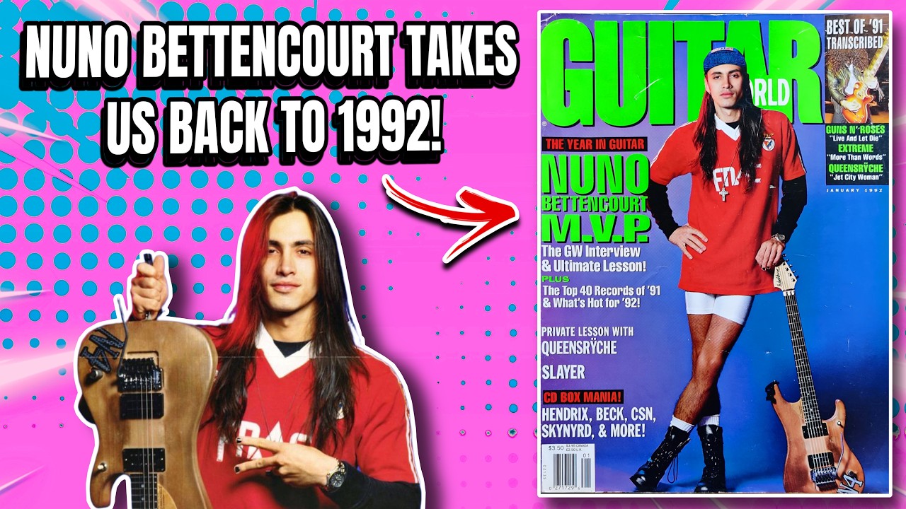 ‼️Нуно Беттанкур возвращается к журналу Guitar World 1992 года! 😱 | НОВЫЙ экстремальный альбом?! ...