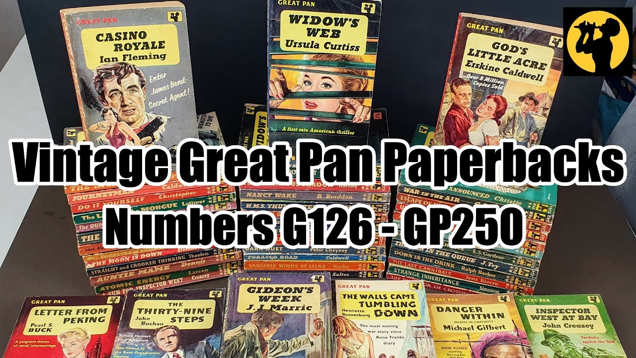 Vintage Pan Books - Great Pan - Vintage Paperbacks - Numbers G126 To GP250!