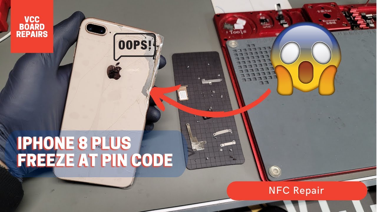 OOPS! Fixing a Secondary Issue On This iPhone 8 Plus after WIFI Repair - NFC Issue - Microsoldering