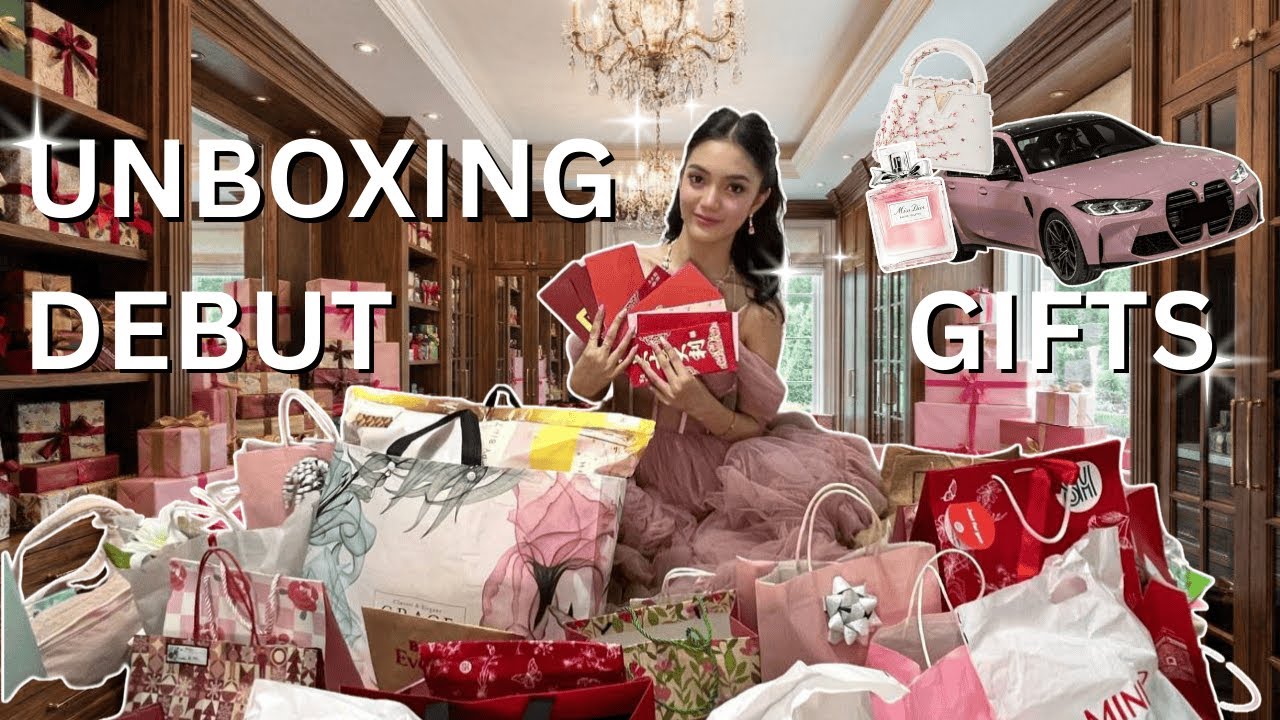 Unboxing My 18th Birthday Debut Gifts 🎁✨ | Filipino Vlogger + Aesthetic Vlog