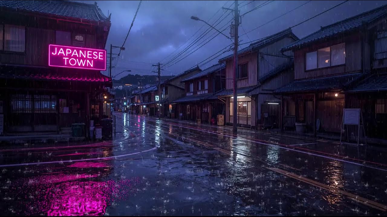 Night Rain Ambience 🌙 Lofi Beats for Focus, Relax & Quiet Moments #90