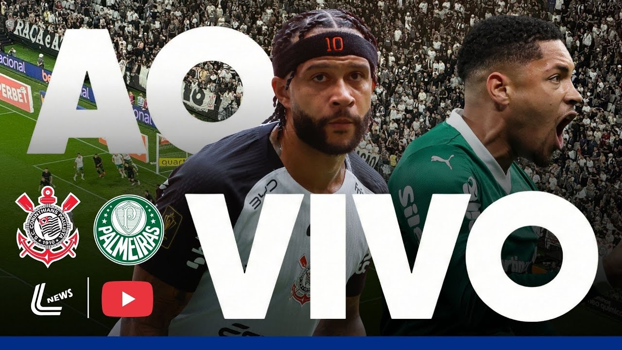CORINTHIANS X PALMEIRAS AO VIVO DIRETO DO ESTÁDIO - PAULISTÃO 2026 - DÉRBI AO VIVO