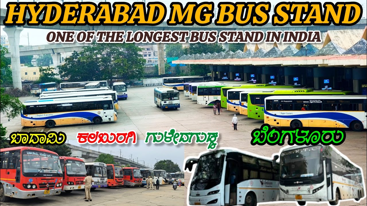 HYDERABAD MG CENTRAL BUS STAND | MORNING VOLG 🔥 | BENGALURU, MYSORE, MANGALORE, KALBURGI, BADAMI