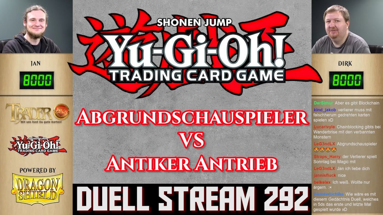 YuGiOh Abgrundschauspieler VS Antiker Antrieb | YGO deutsch | Yu-Gi-Oh Karten | Trader ancient gear
