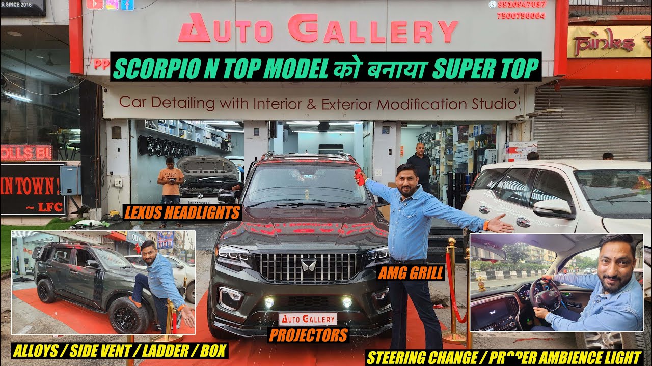 Scorpio N Modified Like a Beast 💪 | Premium Interior & Exterior Customization🔥 | AUTO GALLERY
