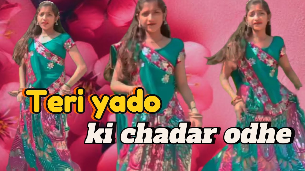 Teri yado ki chadar odhe 💕😍| #anushkaprajapati #trendingsong 