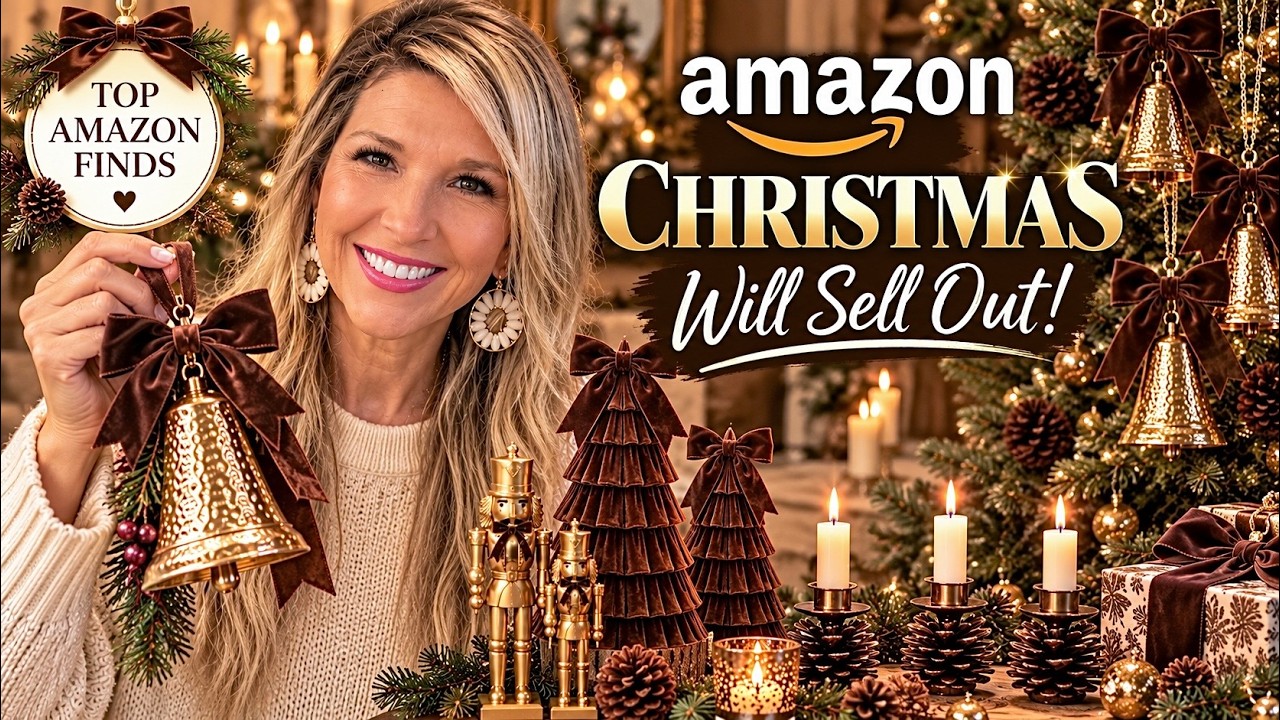 🎄AMAZON CHRISTMAS 2026 | VIRAL Decor Finds That WILL Sell Out! + Must-See Smoking Train✨