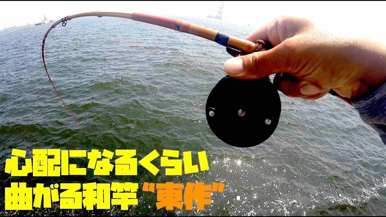 東作さんの和竿でヘチ釣り、黒鯛を釣る！