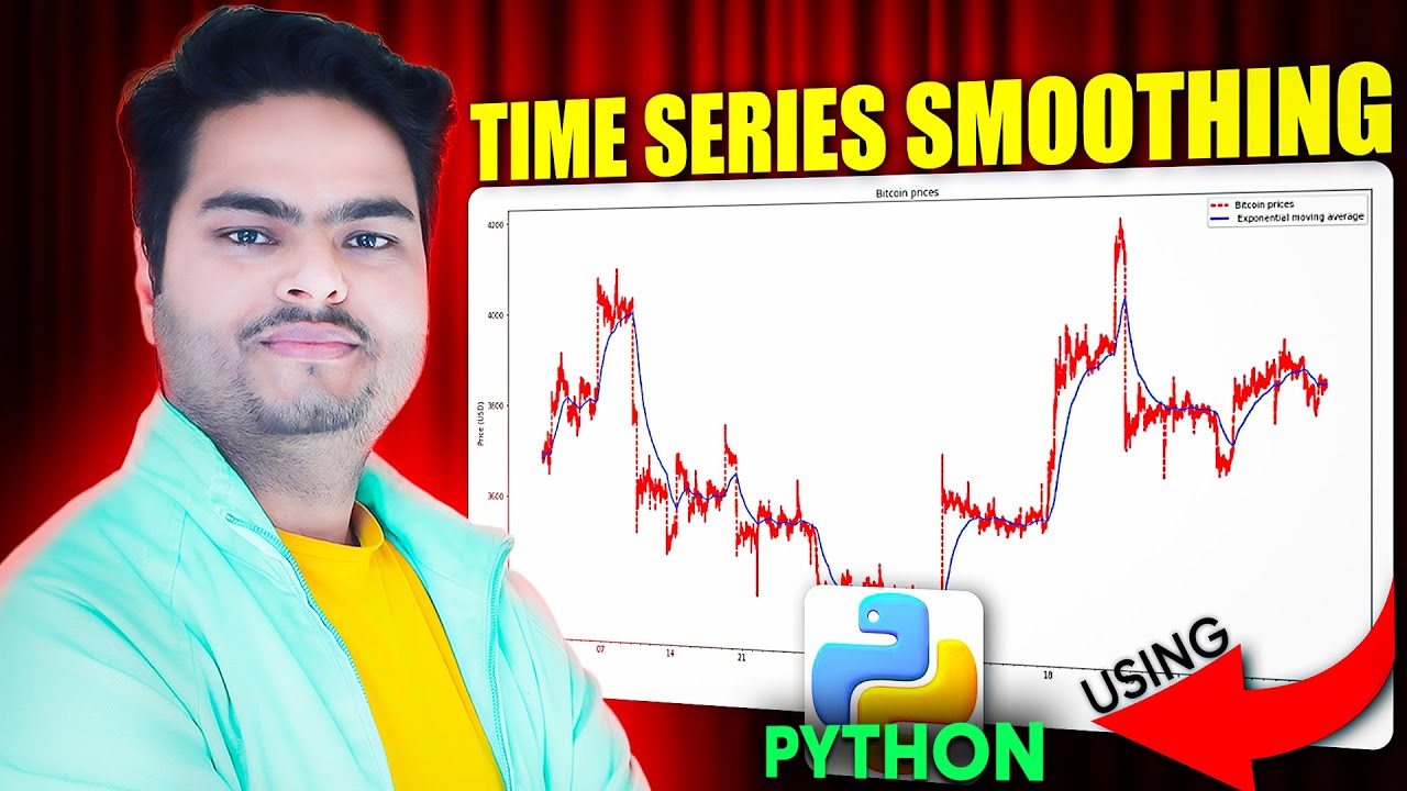 Time series smoothing in python | moving average and exponential smoothing in python