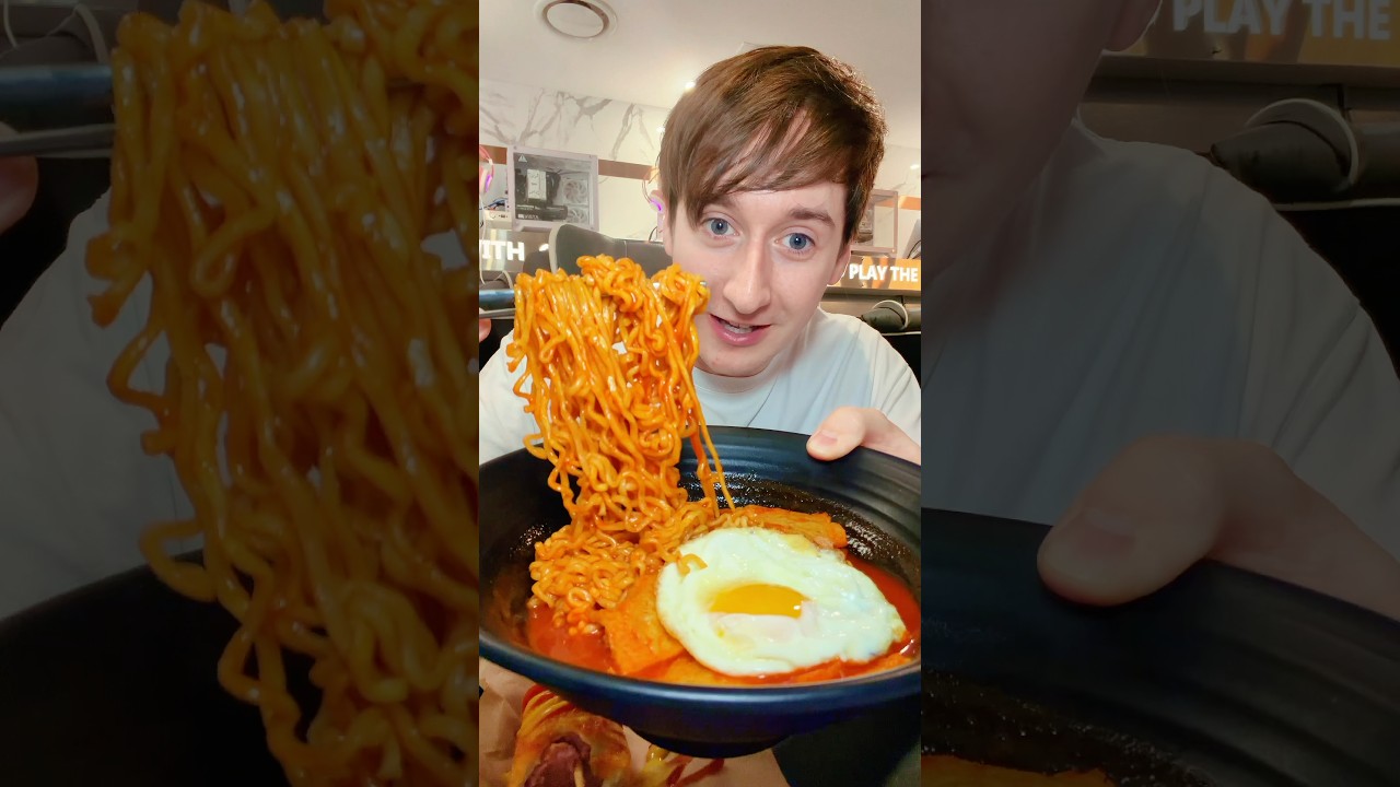 ONLY Eating Food From a Korean PC Bang!