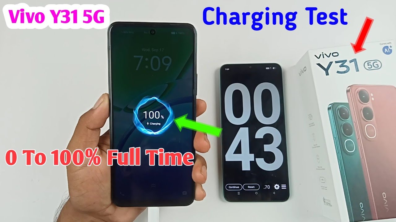 vivo y31 5g charging test / vivo y31 charging test 0 to 100 / vivo y31 5g charging test 44 watt