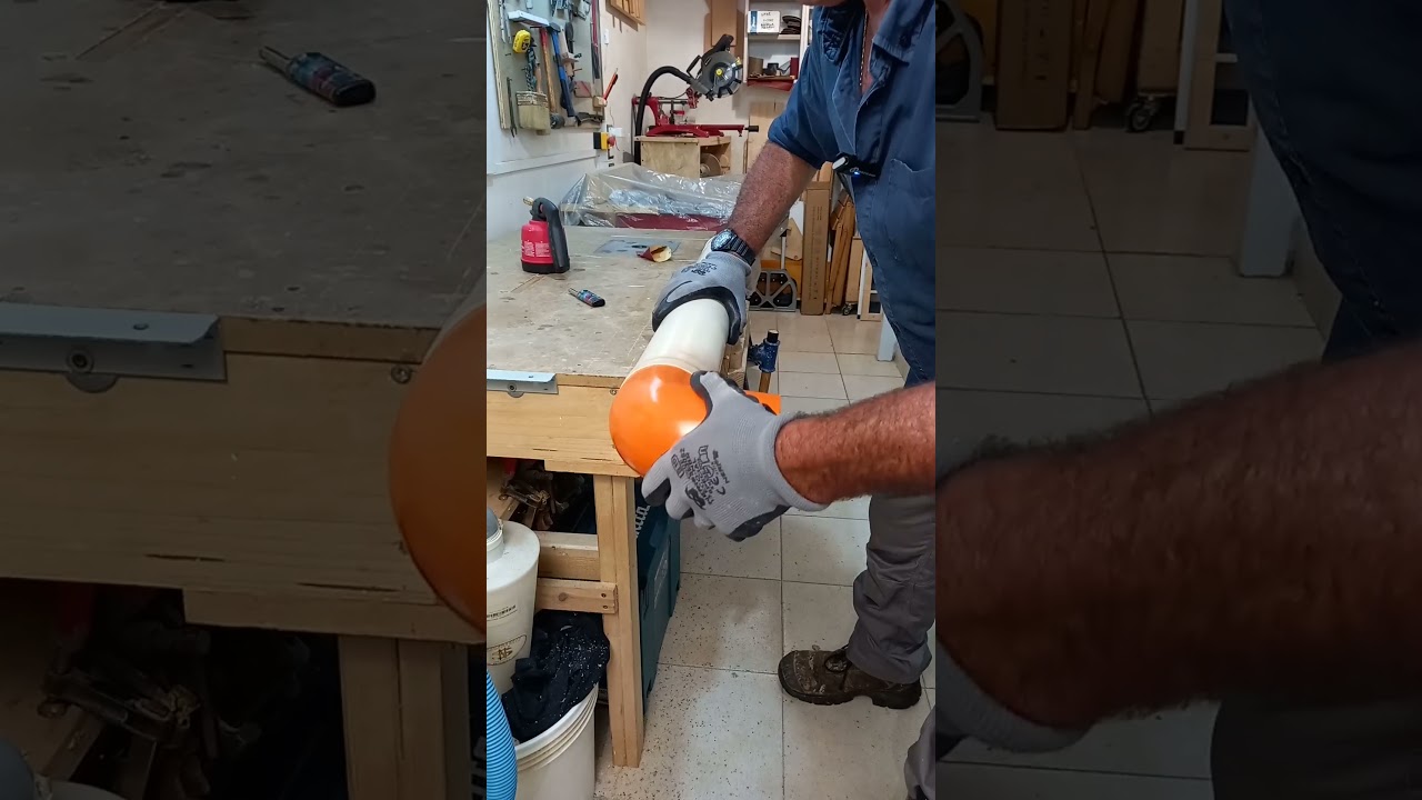 REALIZZARE un BICCHIERE # ad innesto su #  TUBO in PVC  #diy