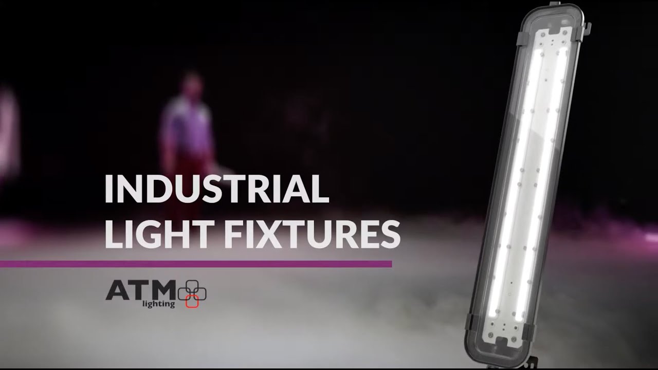 Industrial light fittings for factories and warehouses 💡⚙️🌡