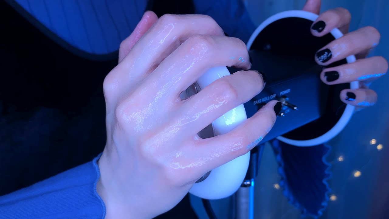 ACMP Brain Melting Aloe Gel Ear Massage for Deep Sleep 😪 3Dio, whispering / 耳マッサージ