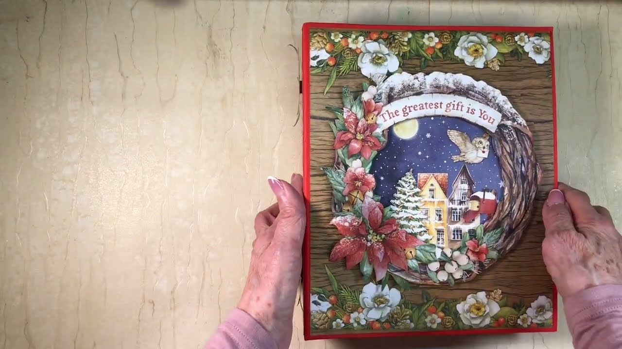 The greatest gift is you - Christmas mini album- (stamperia) # 462