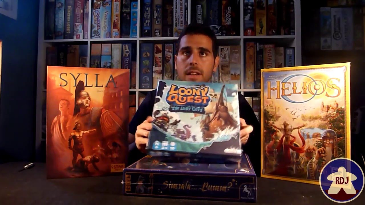 Presentacion de juegos SYLLA, HELIOS, LOONY QUEST, ABRACA...¿QUE? (RDJ)