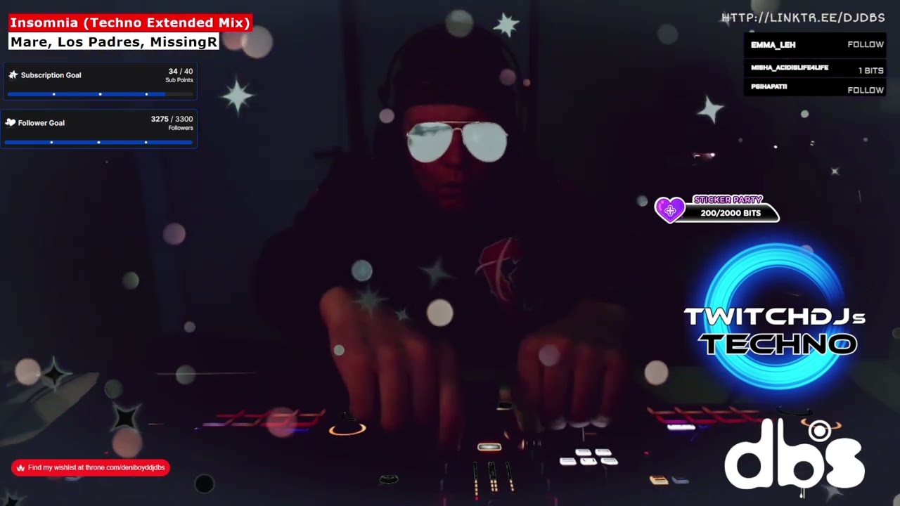 Twitch DJs Techno Raid Train  04/06/25 |  #hardtechno  #wheelchairdj